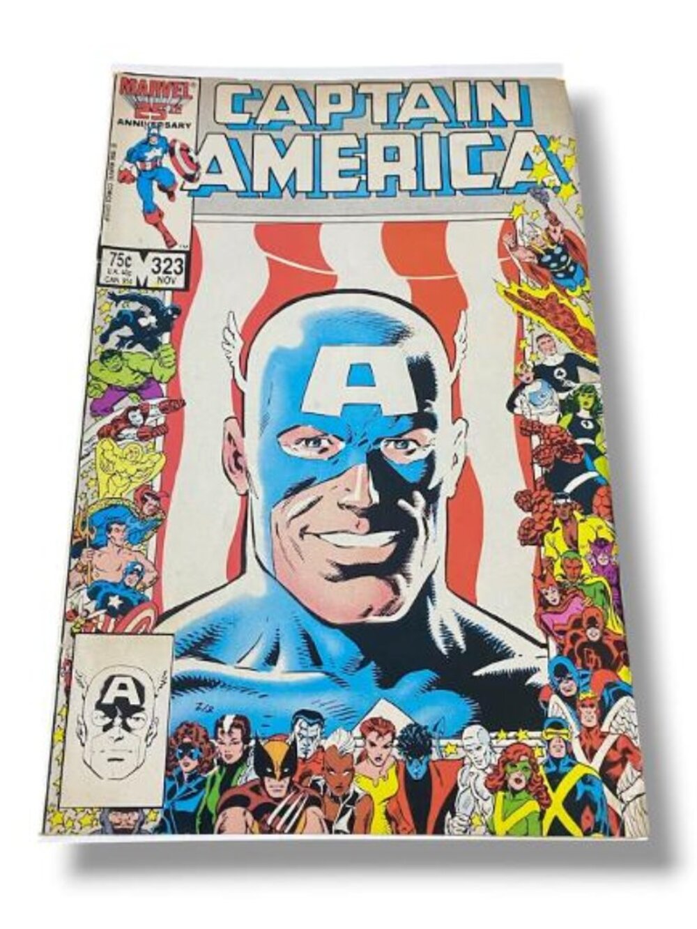 VINTAGE - Captain America # 323 NM Marvel Comic Classic Cover Avengers Hulk Thor